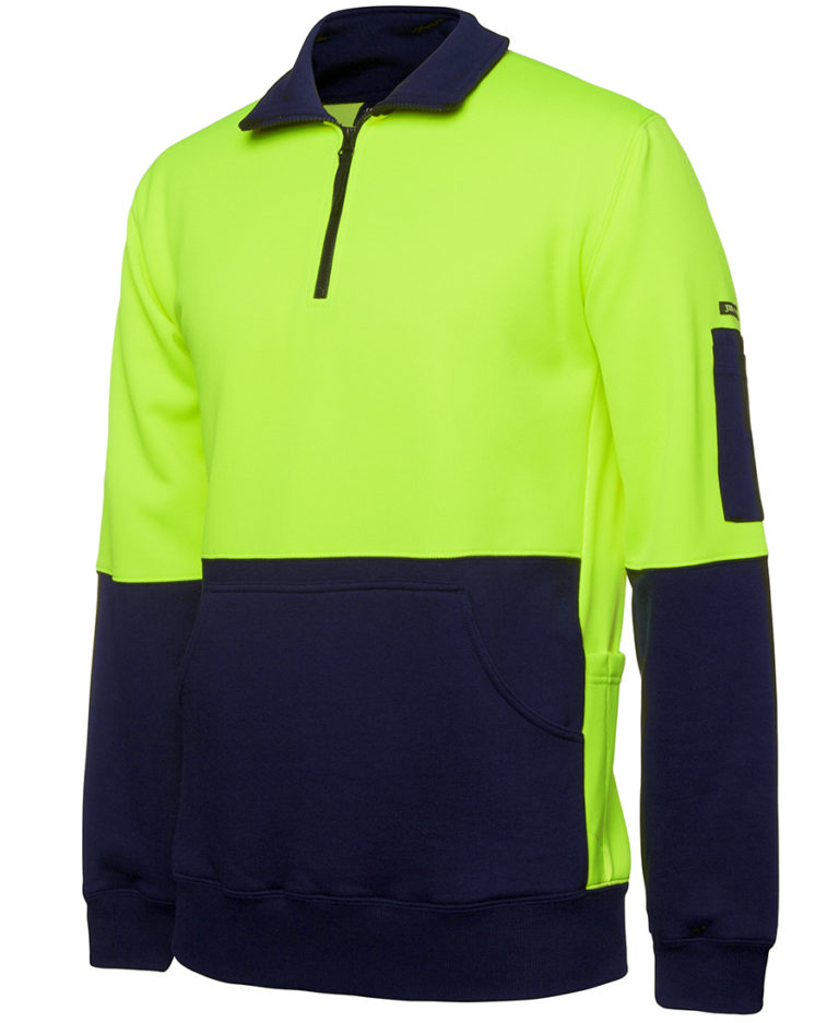 JB'S Hi-Vis 1/2 Zip Polar Fleece Sweat 6DNPF main image 1