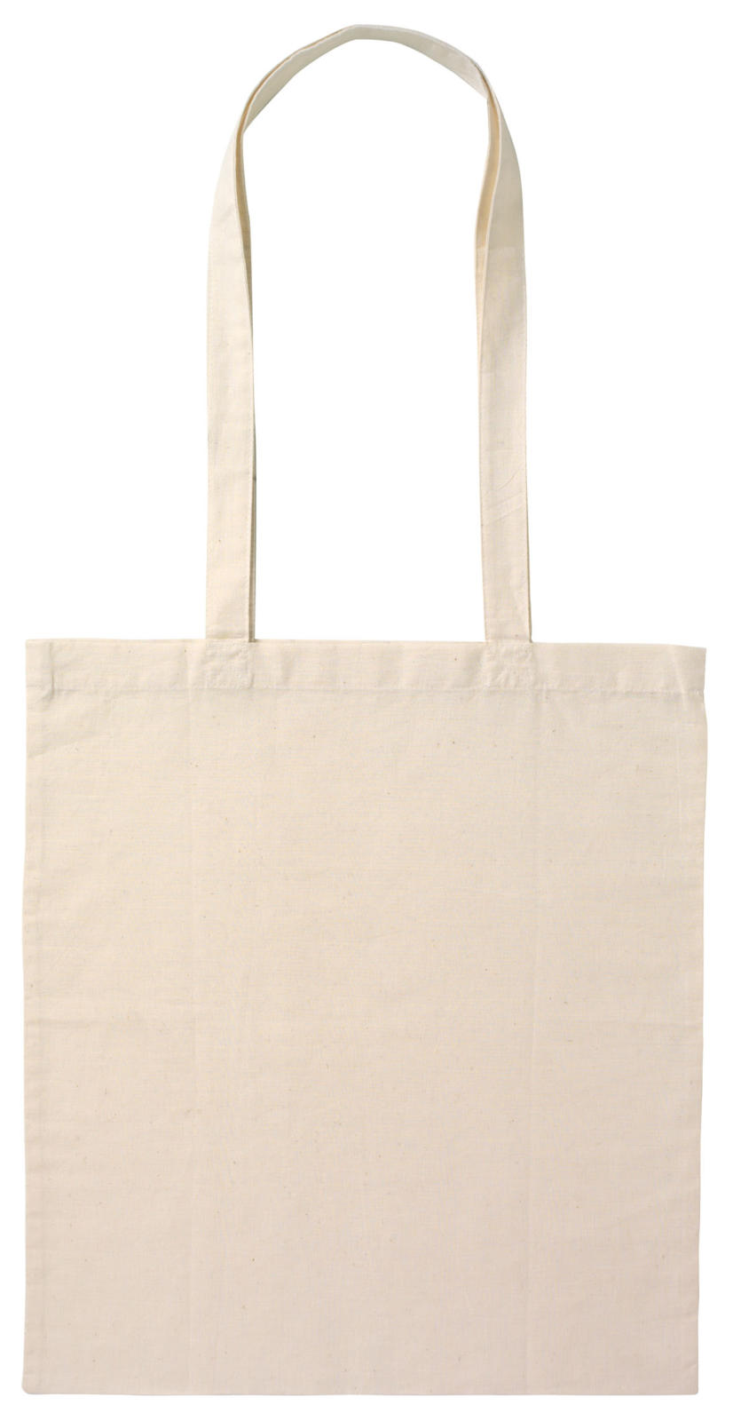 Calico Bag Long Handle - Natural