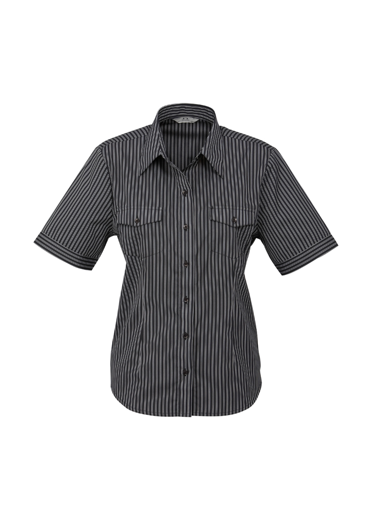 Ladies Cuban Short Sleeve Shirt