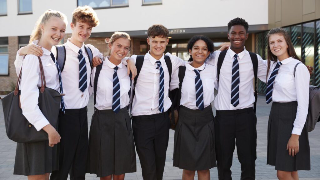 school uniform Banner