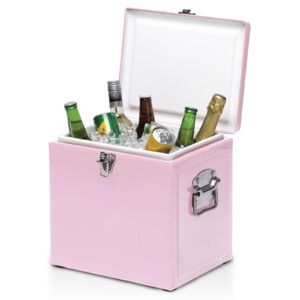 Po'di Fame Vintage Cooler Box - Red - POVCBR