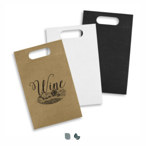Die Cut Paper Wine Bag-129197