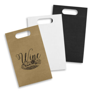 Alternative view of Die Cut Paper Wine Bag-129197